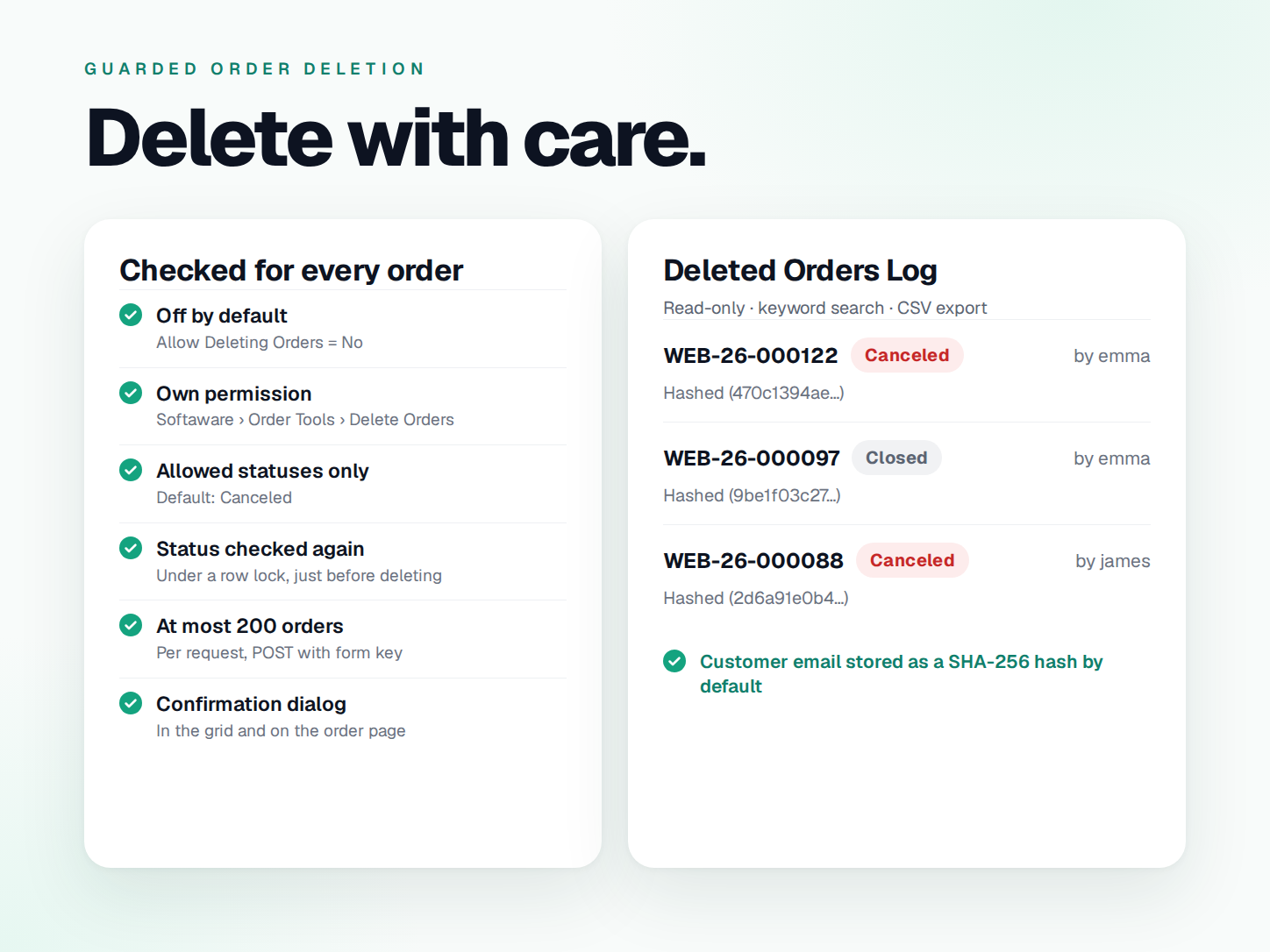 Deleting