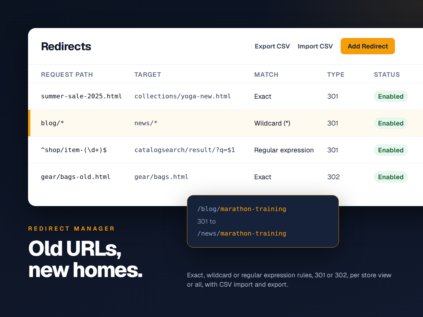 Redirects