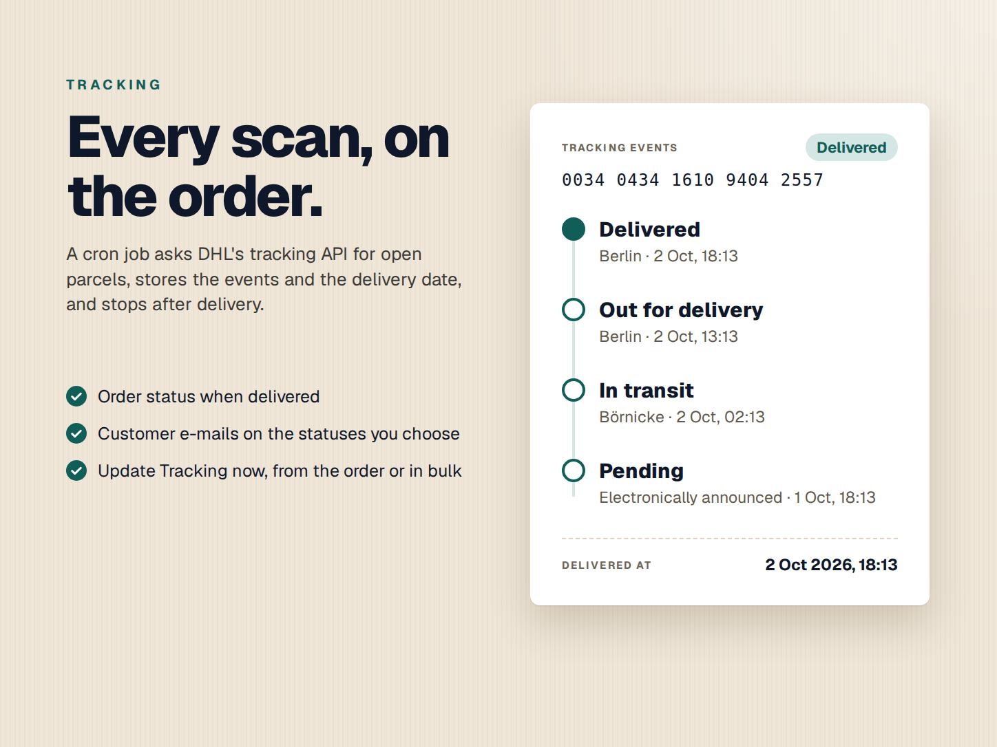 Tracking