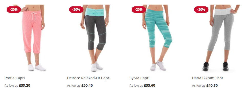 Discount badges that show the real discount