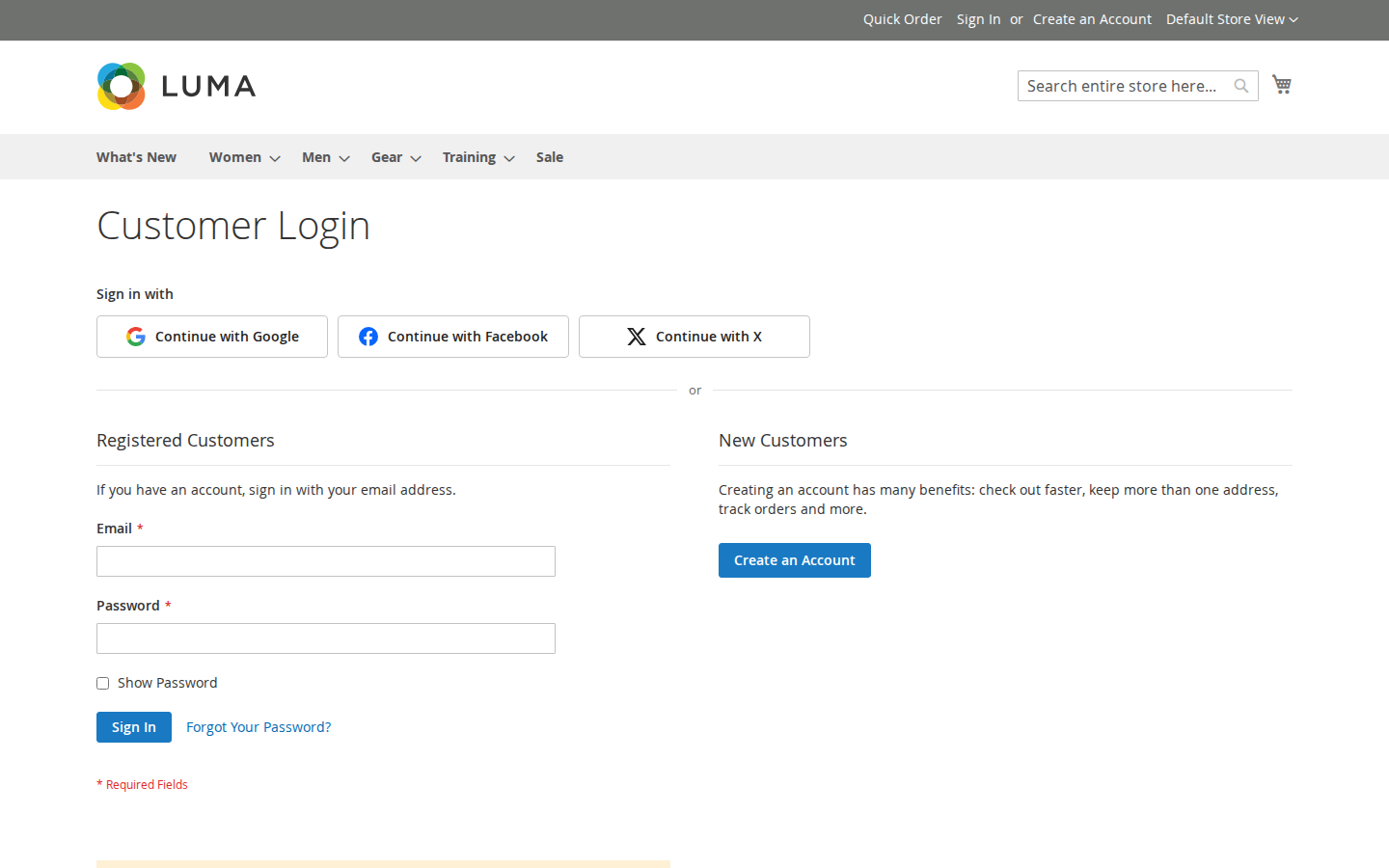One click instead of a form